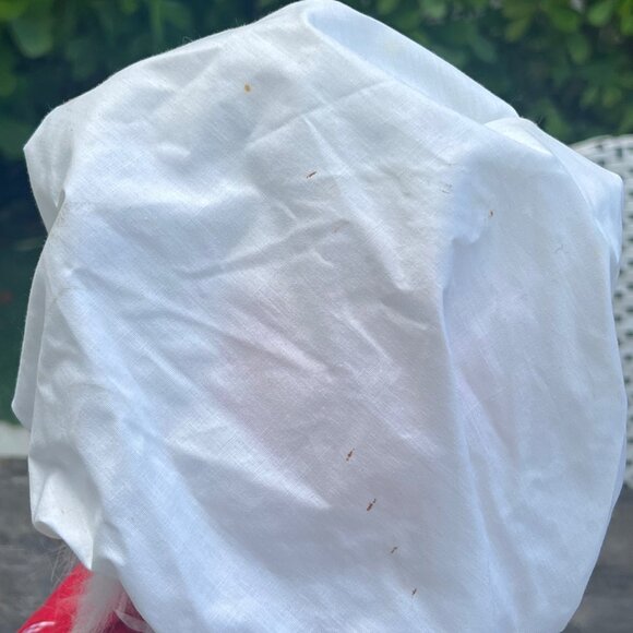 Vintage 1994 Annalee Santa Chef Hat Pie #5632 18" Tags Gingerbread Man - Picture 11 of 13